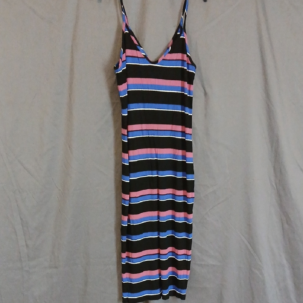 Express Multicolor Striped Dresd